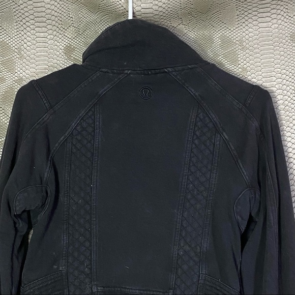 Lululemon Bloc super long zip up sweater with thumb holes 4FOR125 - Picture 6 of 8